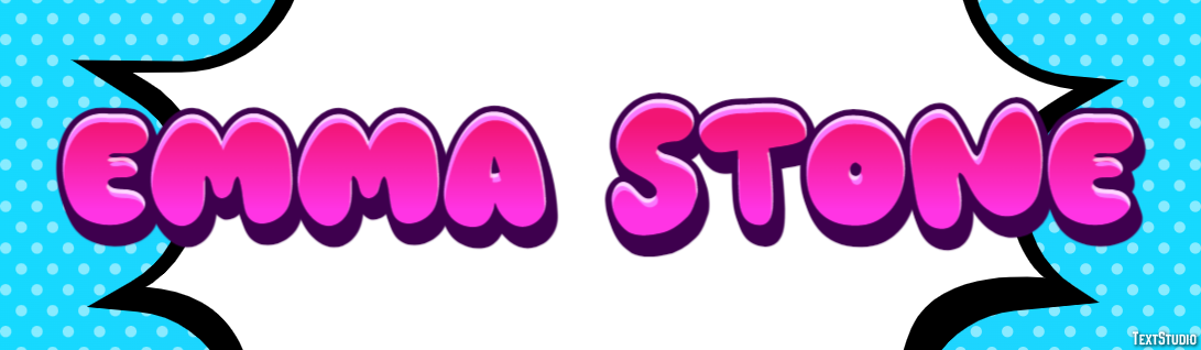 Emma Stone Efecto de Texto