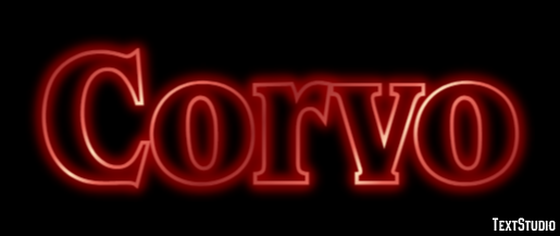 Corvo テキスト効果