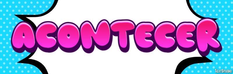 Acontecer Efecto de texto