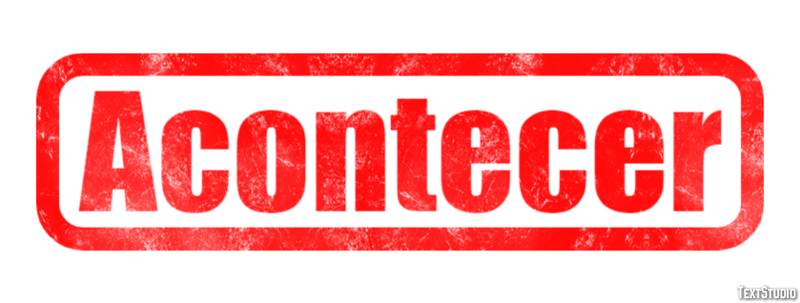 Acontecer Efecto de texto