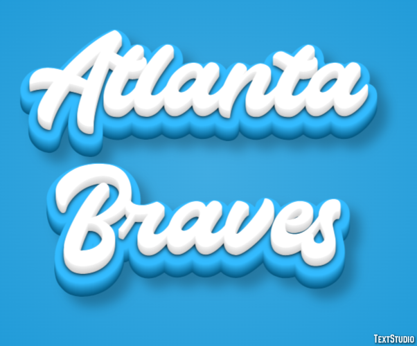 Atlanta Braves Efekt tekstowy