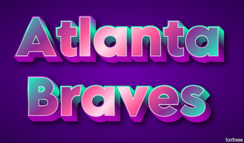 Atlanta Braves Efekt tekstowy