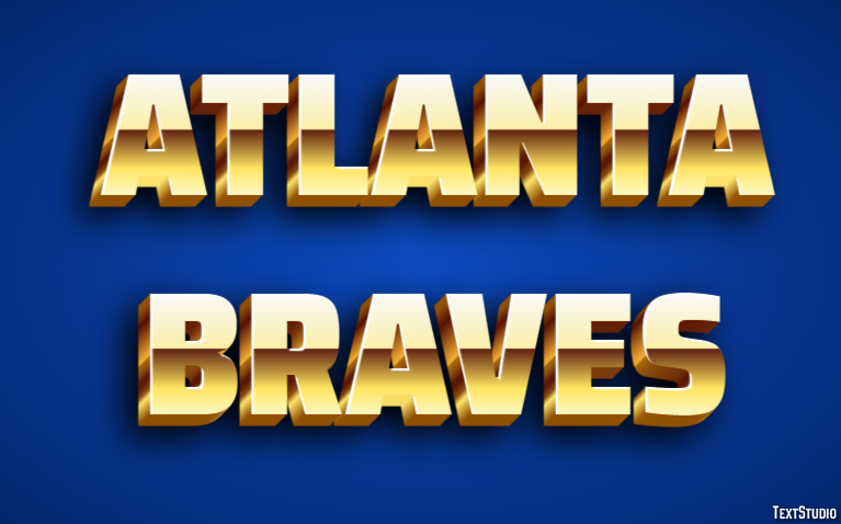 Atlanta Braves Efekt tekstowy