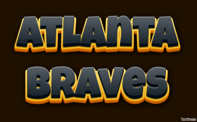 Atlanta Braves Efekt tekstowy