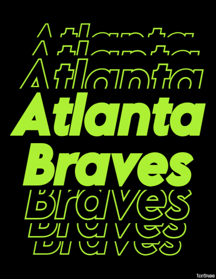 Atlanta Braves Effetto testo