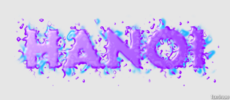 Hanoi Efecto de Texto