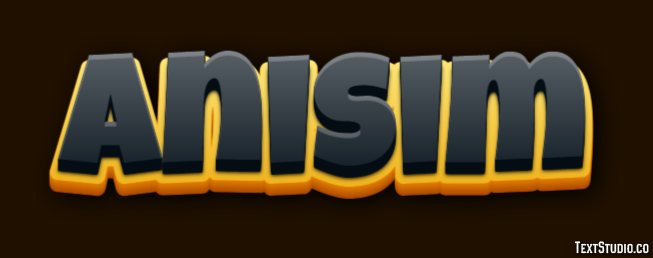 Anisim Texteffekt
