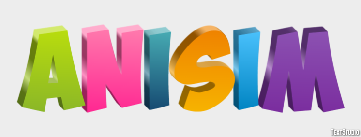 Anisim Texteffekt