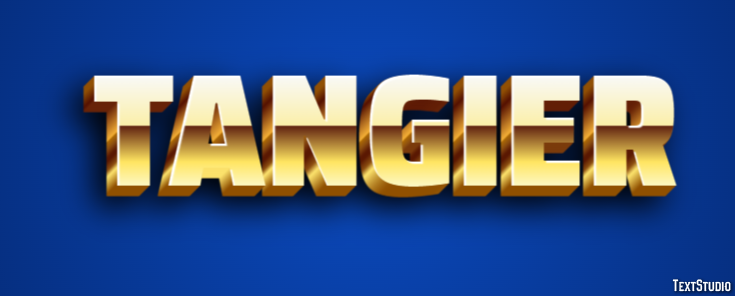 Tangier Text Effect