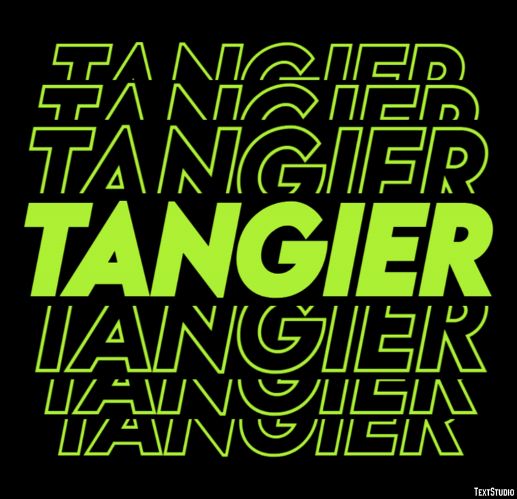 Tangier Efekt tekstowy
