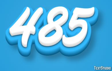 485 Text Effect