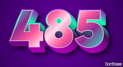 485 Text Effect