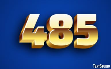 485 Text Effect