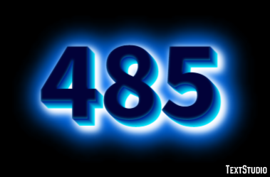 485 Text Effect