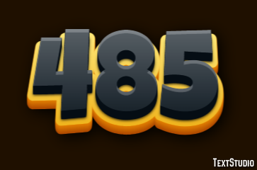 485 Text Effect