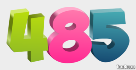 485 Text Effect