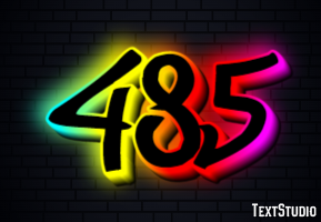 485 Text Effect