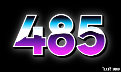 485 Text Effect