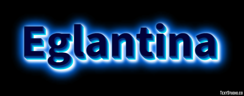 Eglantina Effetto testo
