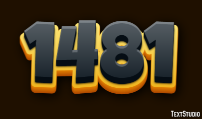 1481 Text effect