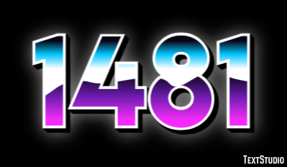 1481 Text effect