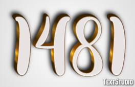 1481 Text effect