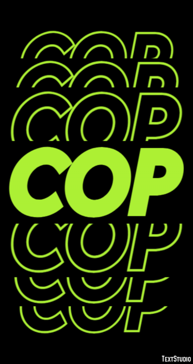 Cop Efeito de texto