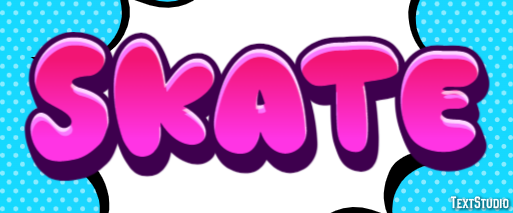Skate Tekst effect