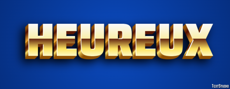 Heureux Text Effect