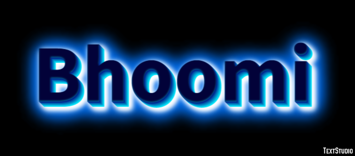 Bhoomi Text Effect