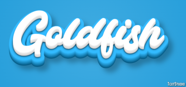 Goldfish Text Effect