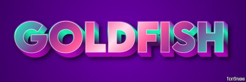Goldfish Text Effect