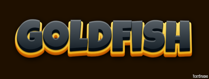 Goldfish Text Effect