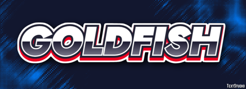 Goldfish Text Effect