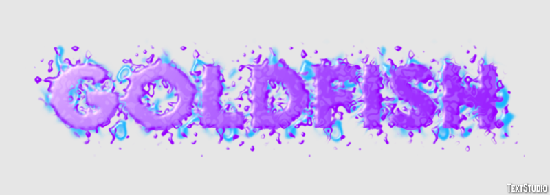 Goldfish Text Effect