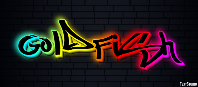 Goldfish Text Effect