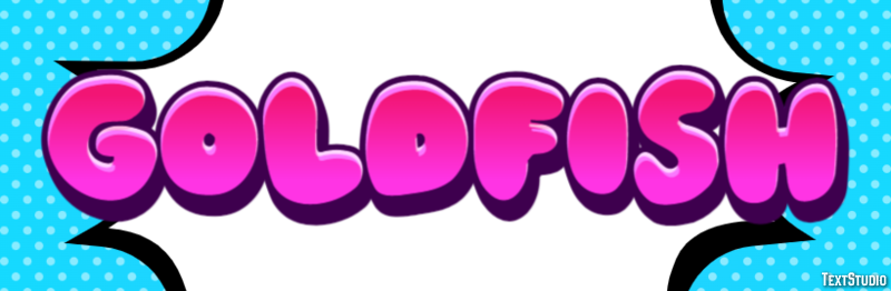 Goldfish Text effect