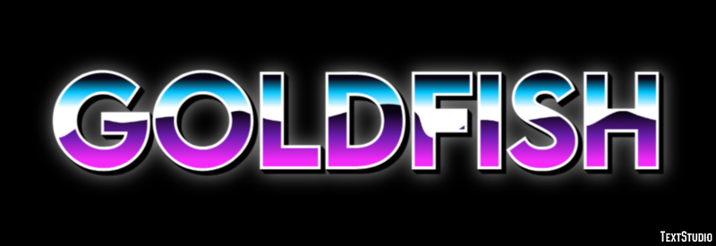 Goldfish Text Effect