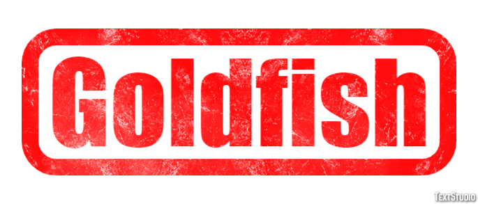 Goldfish Text Effect