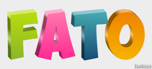 Fato テキスト効果