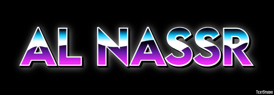 Al Nassr Effetto testo