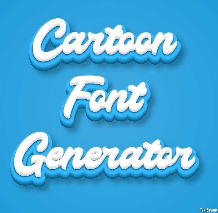 Cartoon Font Generator テキスト効果