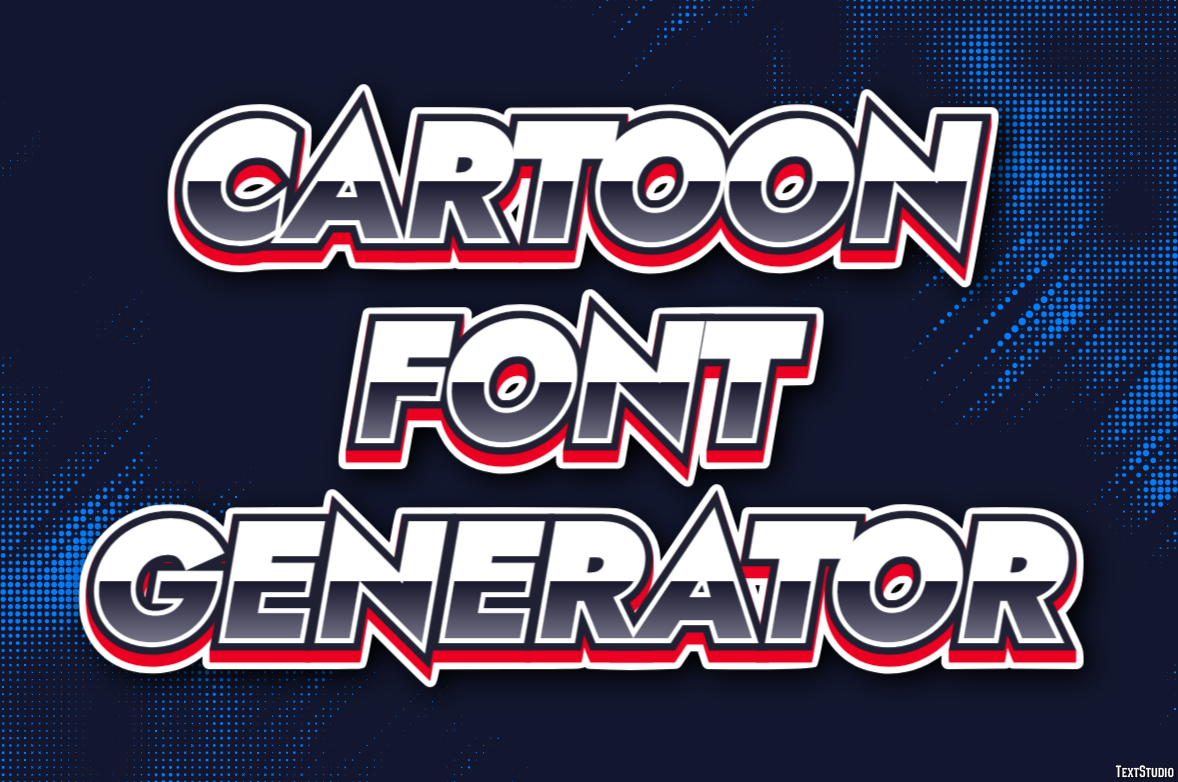 Cartoon Font Generator テキスト効果