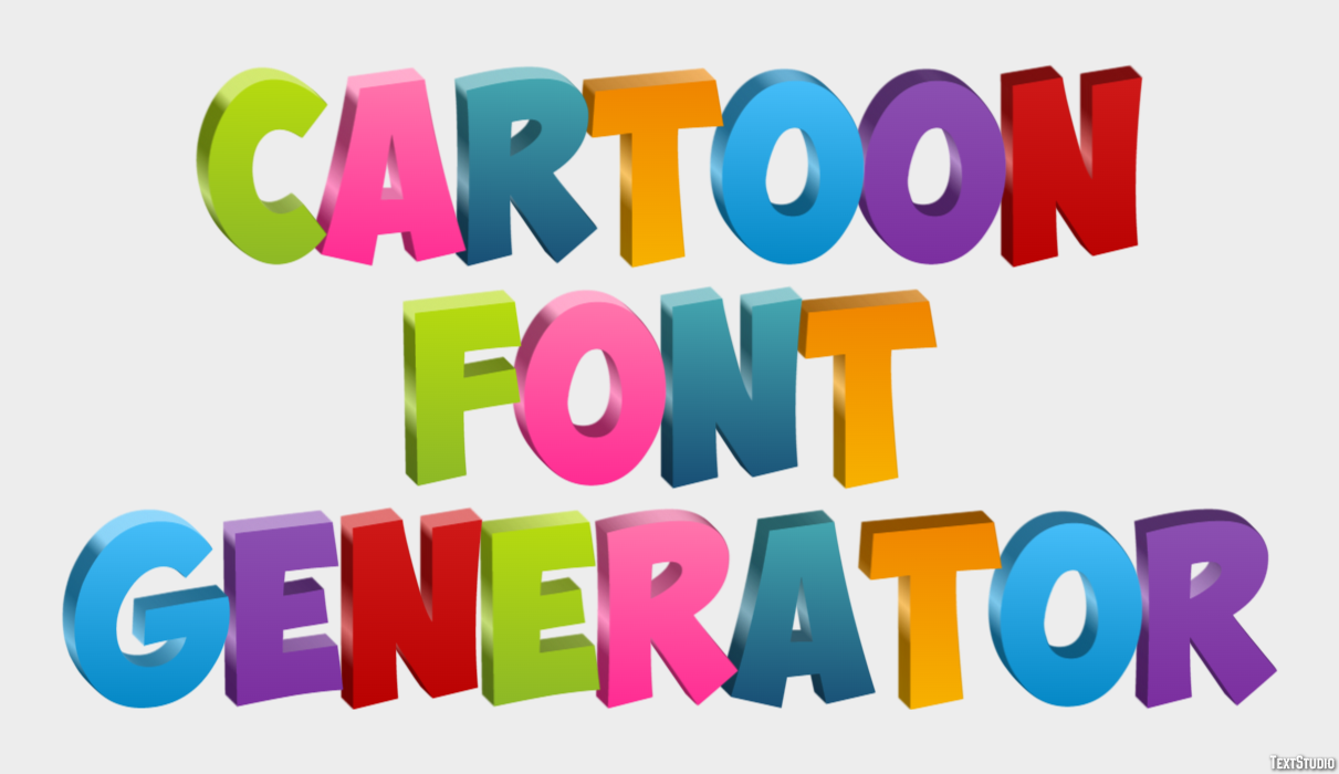 Cartoon Font Generator テキスト効果