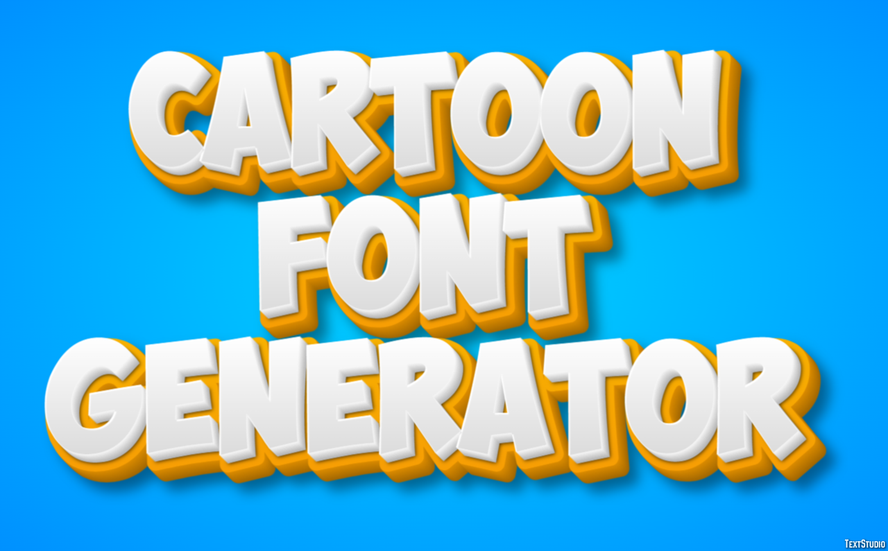 Cartoon Font Generator テキスト効果