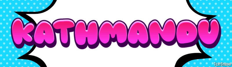 Kathmandu Tekst Effect