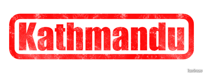 Kathmandu Efekt tekstowy