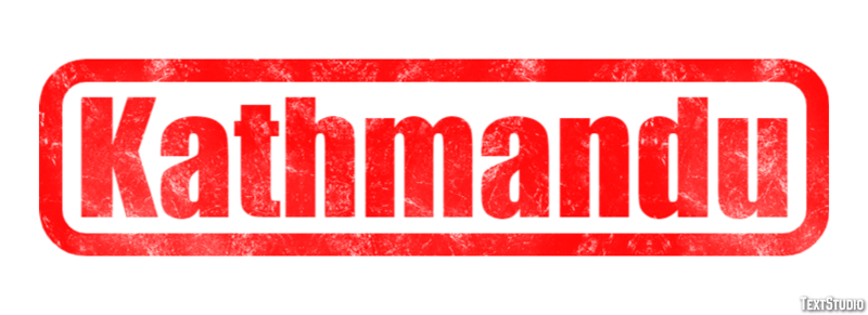 Kathmandu Efekt tekstowy