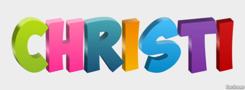 Christi Text Effect