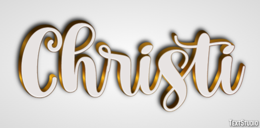 Christi テキスト効果
